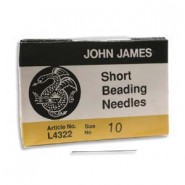 John James agujas para abalorios #10 short (corto)